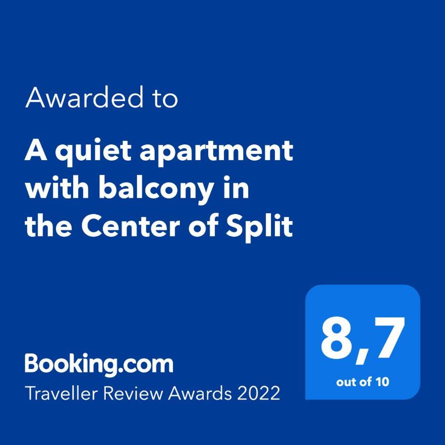 A Quiet Apartment With Balcony In Split Bagian luar foto